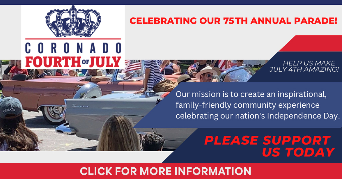 Coronado Fourth Of July parade fireworks events